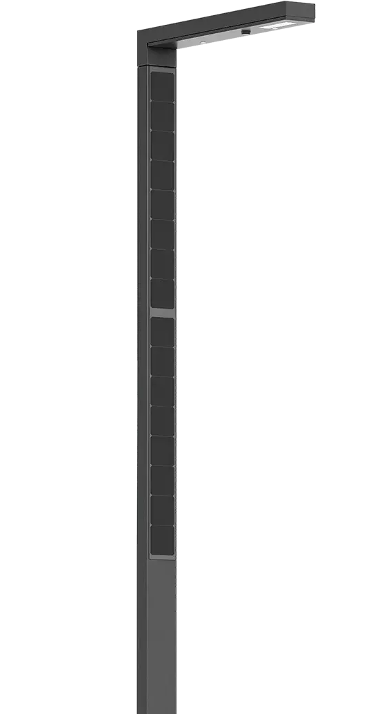 EnGo Slim smart solar street light pole